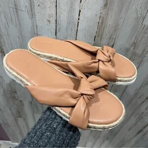 Universal Thread Dena Knotted Espadrille Sandals Tan
